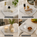 Premium Textured Glass Tray