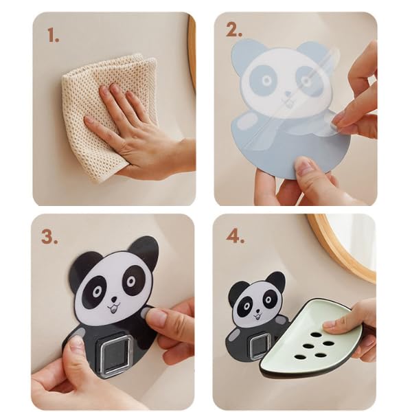 Multifunctional Panda Soap Holder