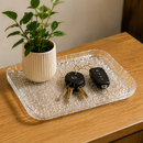 Premium Textured Glass Tray