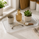 Premium Textured Glass Tray