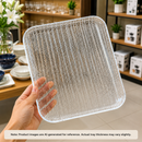 Premium Textured Glass Tray