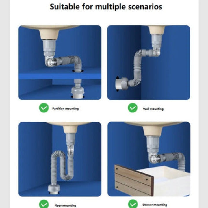 Universal Expandable Sink Drain Set