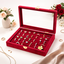 Velvet Luxe Ring Organizer