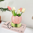 Aesthetic Tulip Design Storage Vase
