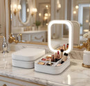 LED Travel Jewelry Case With Mirror