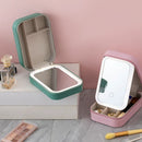LED Travel Jewelry Case With Mirror