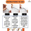 Long Life Spiral Cable Protector  ( 1.5 Meter )