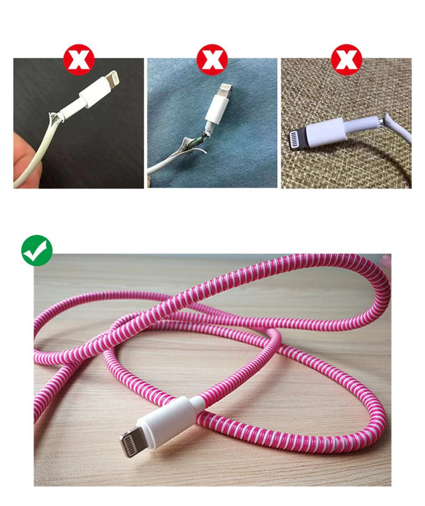 Long Life Spiral Cable Protector  ( 1.5 Meter )